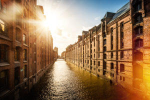 Hamburg warehouse district, Unesco World Heritage Site, Hamburg, Germany Hamburg warehouse district, Unesco World Heritage Site, Hamburg, Germany